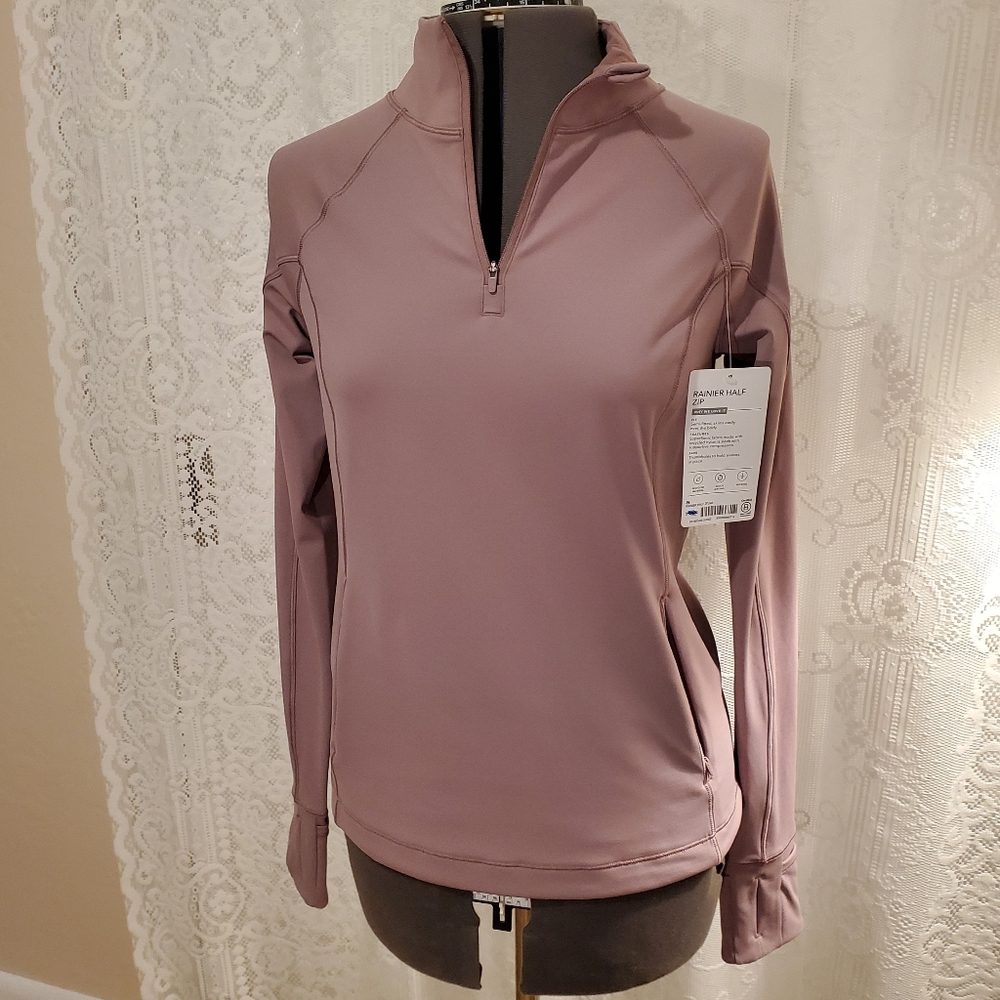 Athleta Ranier Half Zip Pullover Athletic Top